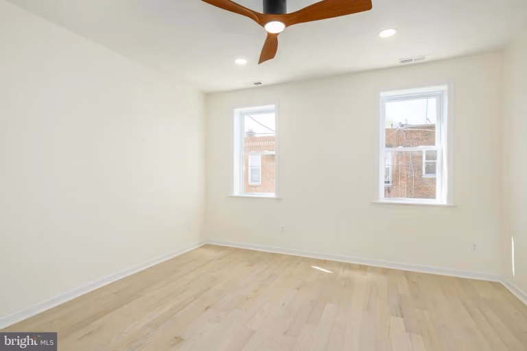6xx Gerritt St — finished front bedroom.